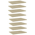 Bücherregal-Bretter 8 Stk. Sonoma-Eiche 40x30x1,5 cm