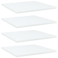 Bücherregal-Bretter 4 Stk. Weiß 40x40x1,5 cm Holzwerkstoff