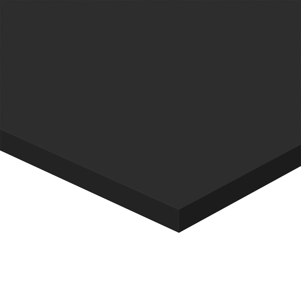 Bücherregal-Bretter 4 Stk. Schwarz 40x40x1,5 cm Holzwerkstoff