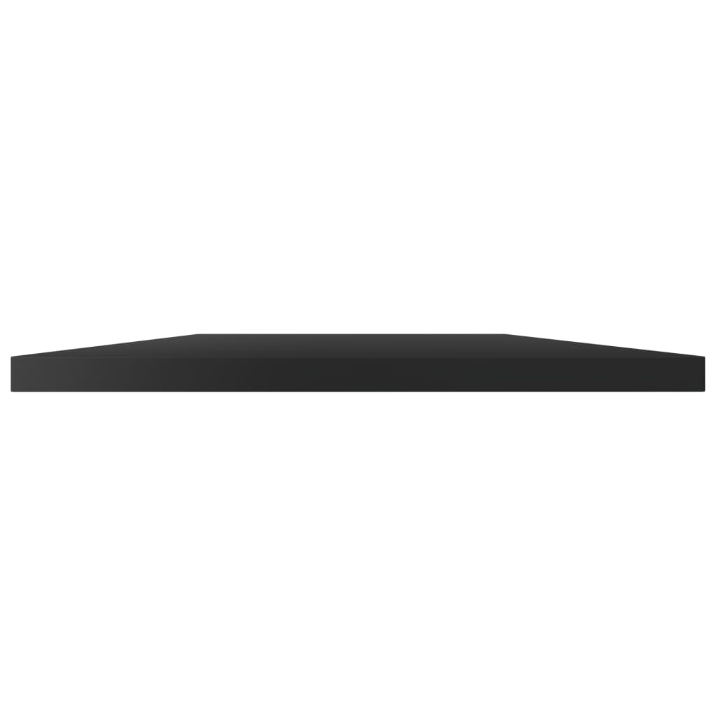 Bücherregal-Bretter 4 Stk. Hochglanz-Schwarz 40x40x1,5 cm