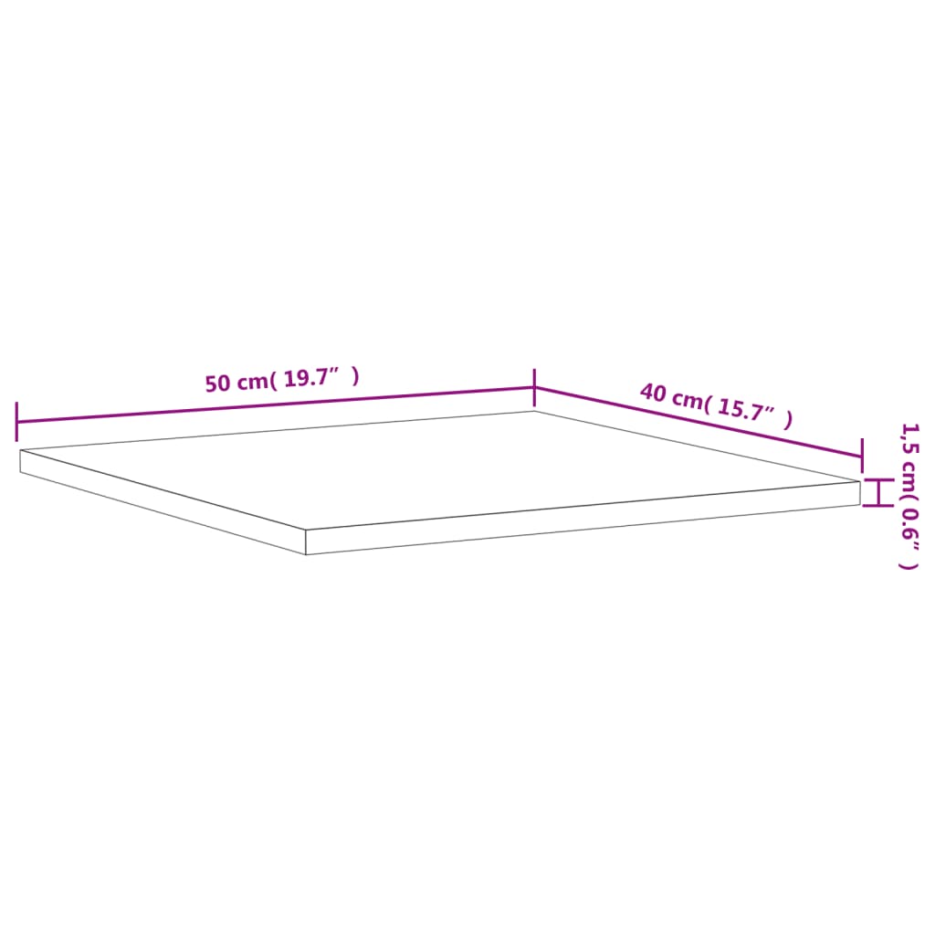 Bücherregal-Bretter 4 Stk. Schwarz 40x50x1,5 cm Holzwerkstoff