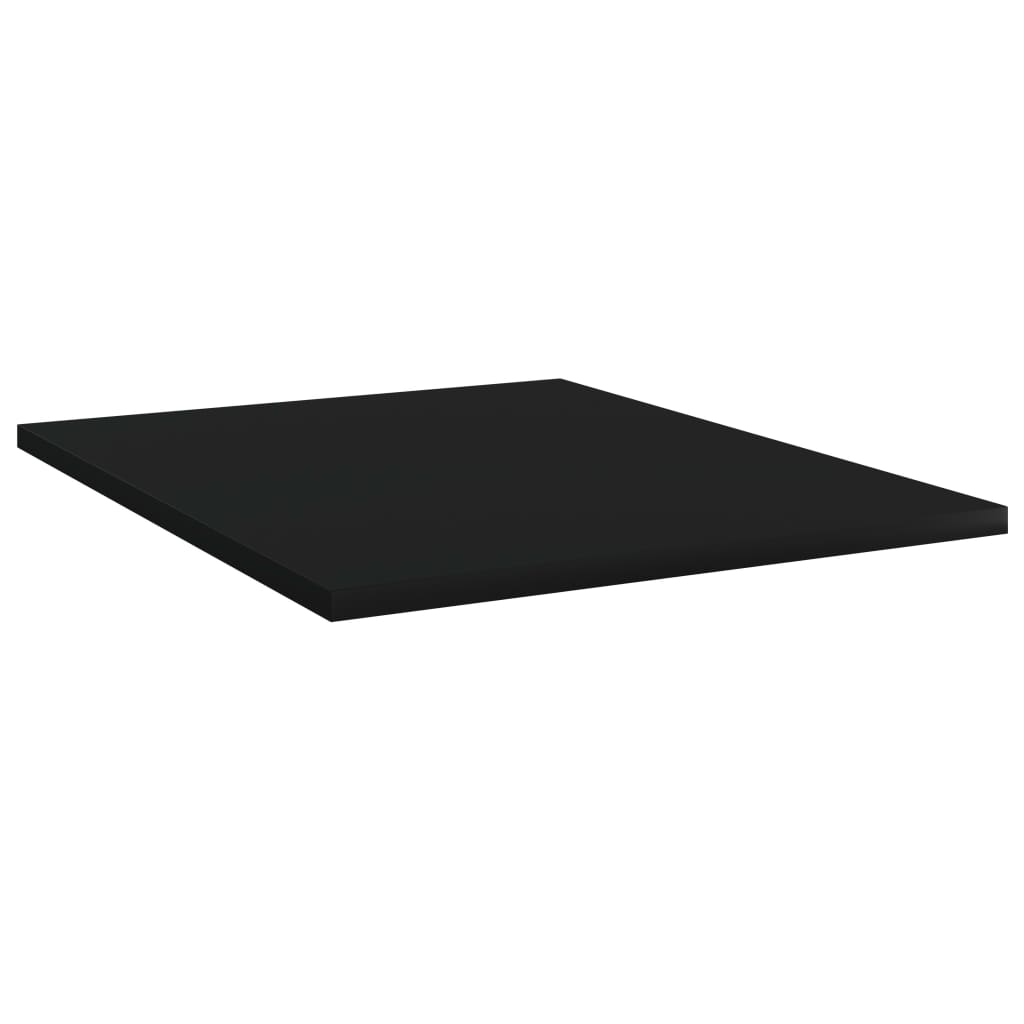Bücherregal-Bretter 8 Stk. Schwarz 40x50x1,5 cm Holzwerkstoff
