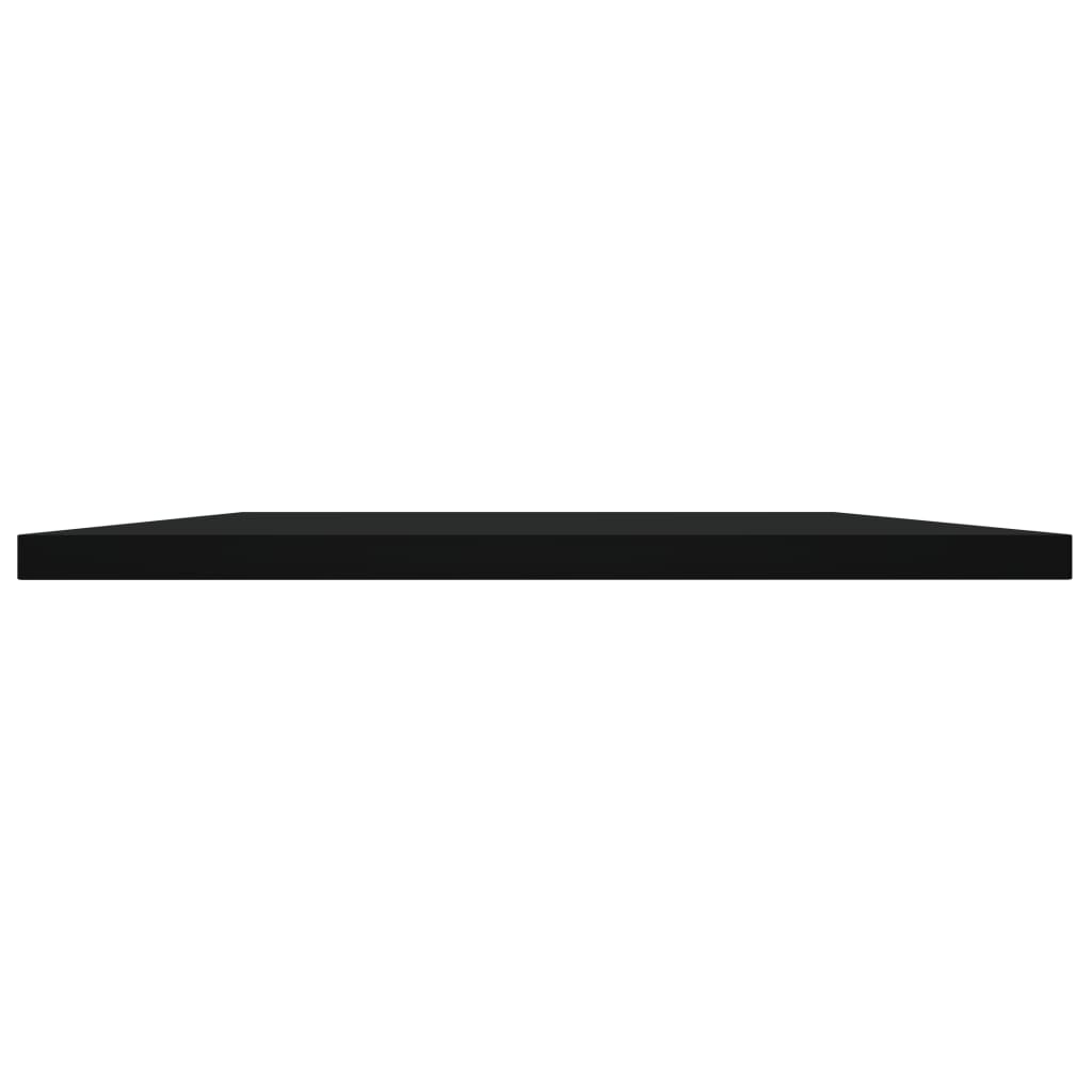 Bücherregal-Bretter 8 Stk. Schwarz 40x50x1,5 cm Holzwerkstoff