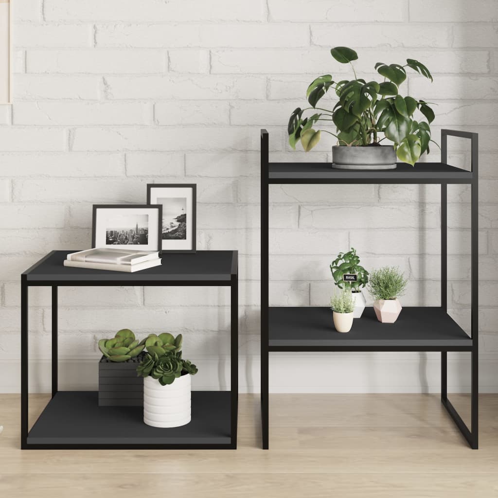 Bücherregal-Bretter 4 Stk. Grau 40x50x1,5 cm Holzwerkstoff