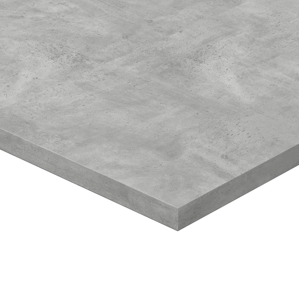 Bücherregal-Bretter 8 Stk. Betongrau 40x50x1,5 cm Holzwerkstoff