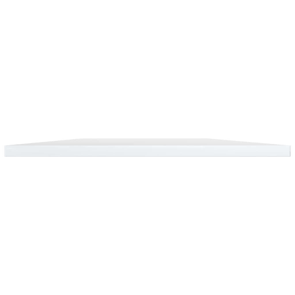 Bücherregal-Bretter 8 Stk. Hochglanz-Weiß 40x50x1,5 cm