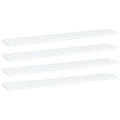 Bücherregal-Bretter 4 Stk. Weiß 60x10x1,5 cm Holzwerkstoff