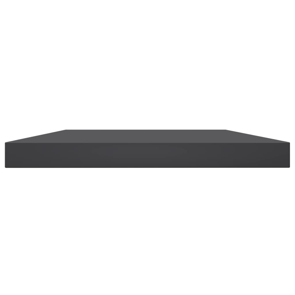 Bücherregal-Bretter 4 Stk. Grau 60x10x1,5 cm Holzwerkstoff