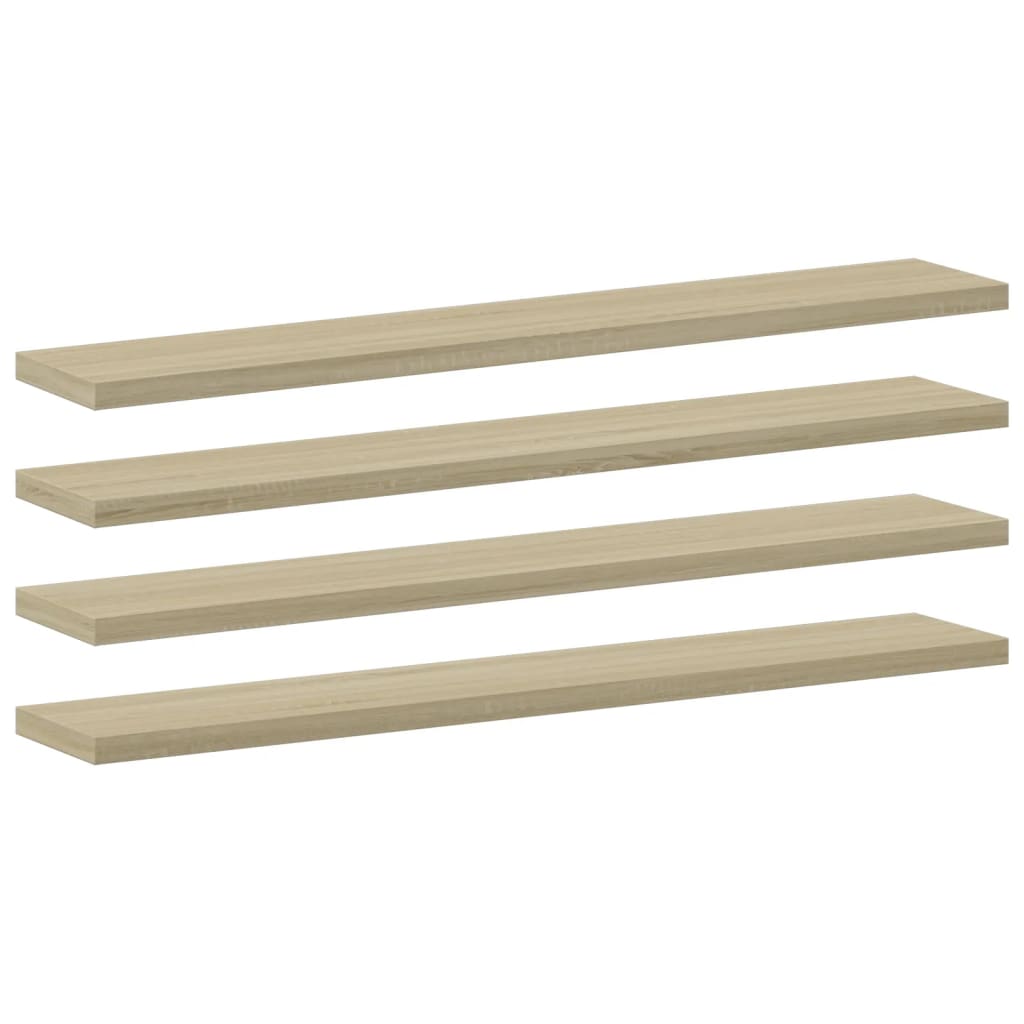 Bücherregal-Bretter 8 Stk. Sonoma-Eiche 60x10x1,5 cm