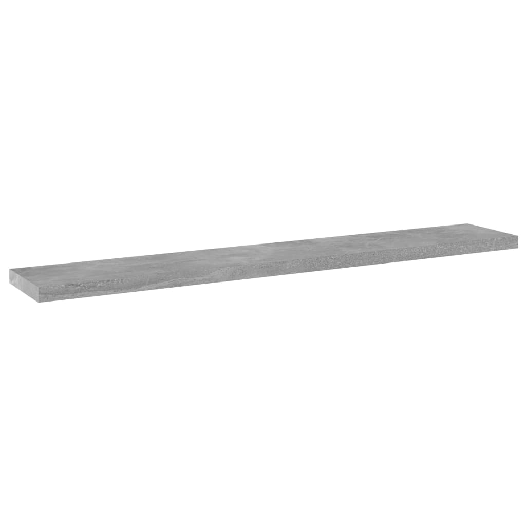 Bücherregal-Bretter 8 Stk. Betongrau 60x10x1,5 cm Holzwerkstoff