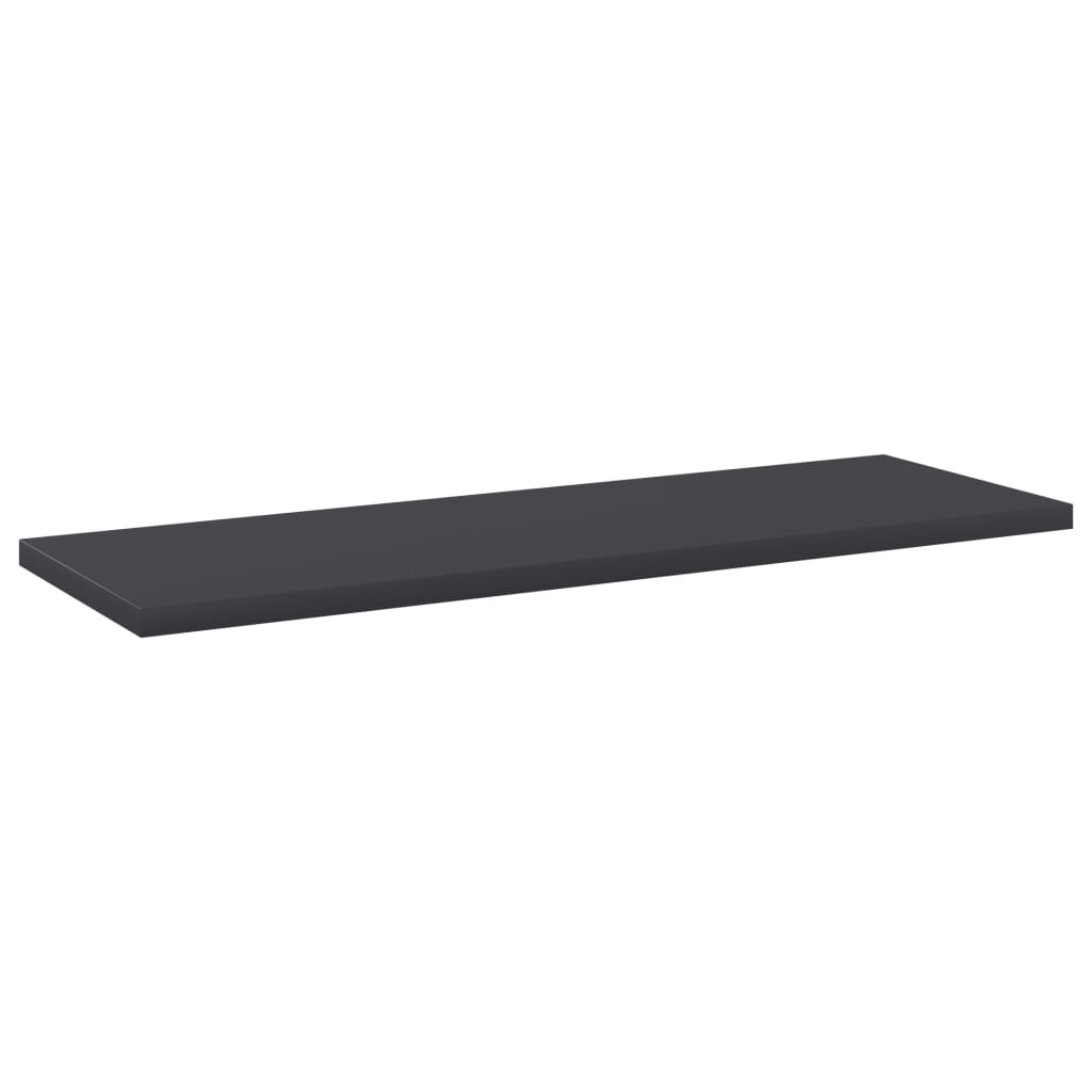 Bücherregal-Bretter 4 Stk. Grau 60x20x1,5 cm Holzwerkstoff