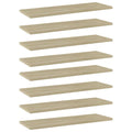 Bücherregal-Bretter 8 Stk. Sonoma-Eiche 60x20x1,5 cm