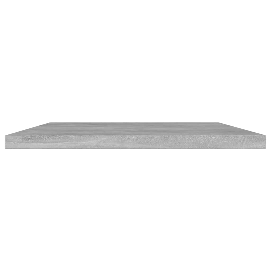 Bücherregal-Bretter 8 Stk. Betongrau 60x20x1,5 cm Holzwerkstoff