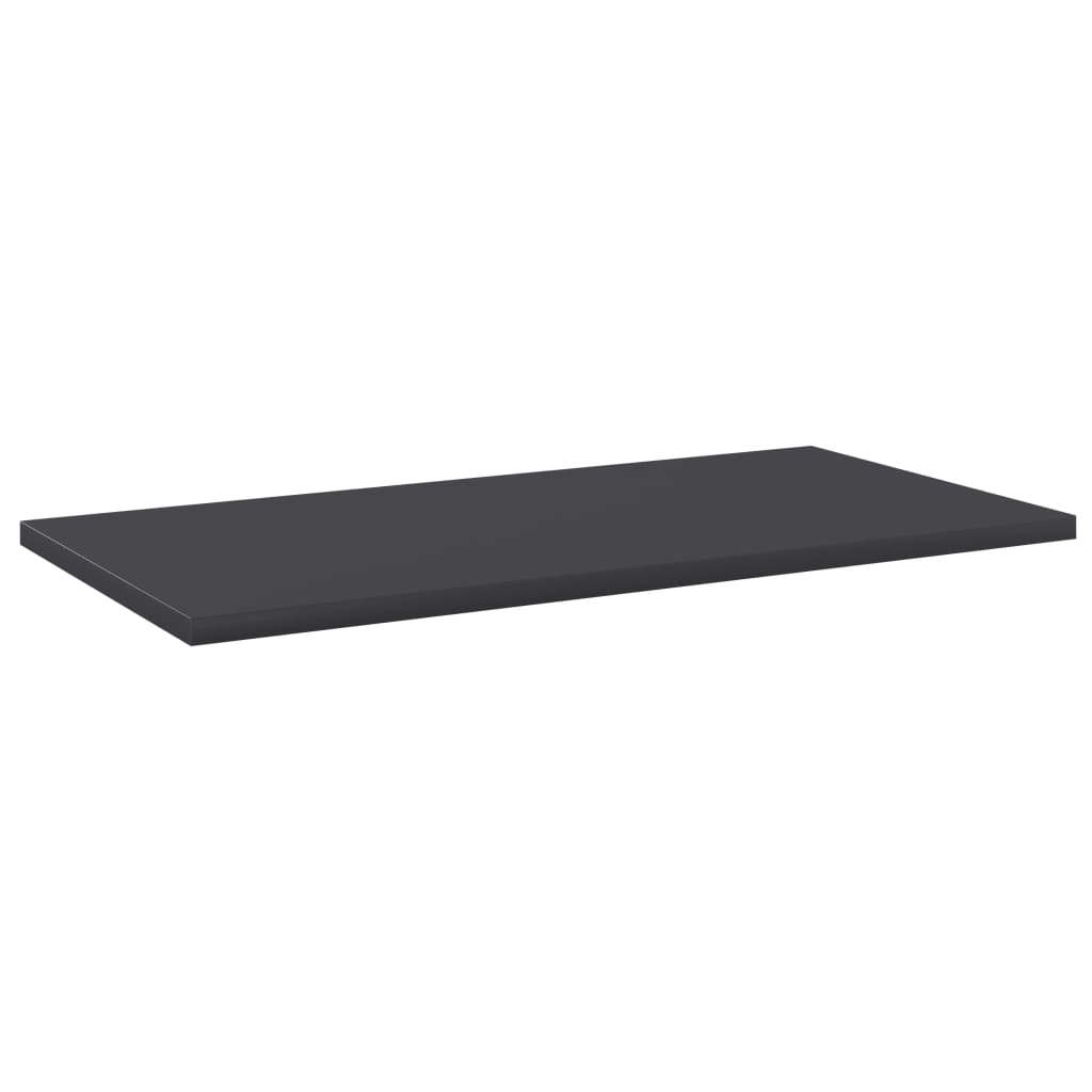 Bücherregal-Bretter 4 Stk. Grau 60x30x1,5 cm Holzwerkstoff