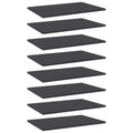 Bücherregal-Bretter 8 Stk. Grau 60x40x1,5 cm Holzwerkstoff
