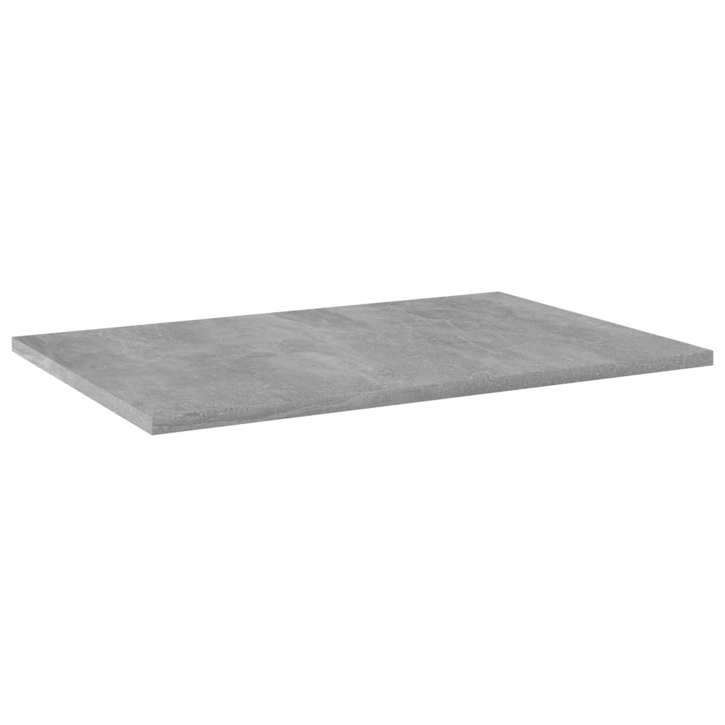 Bücherregal-Bretter 4 Stk. Betongrau 60x40x1,5 cm Holzwerkstoff
