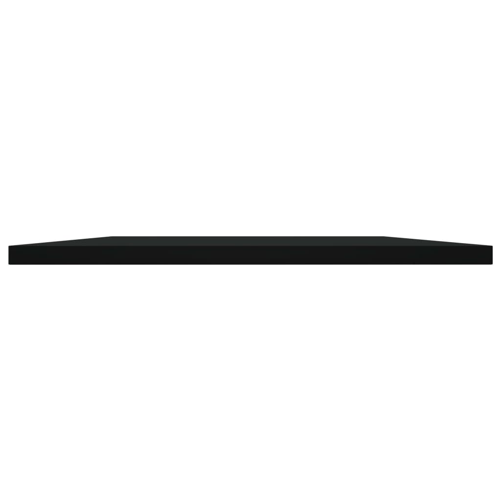 Bücherregal-Bretter 4 Stk. Schwarz 60x50x1,5 cm Holzwerkstoff