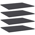 Bücherregal-Bretter 4 Stk. Grau 60x50x1,5 cm Holzwerkstoff