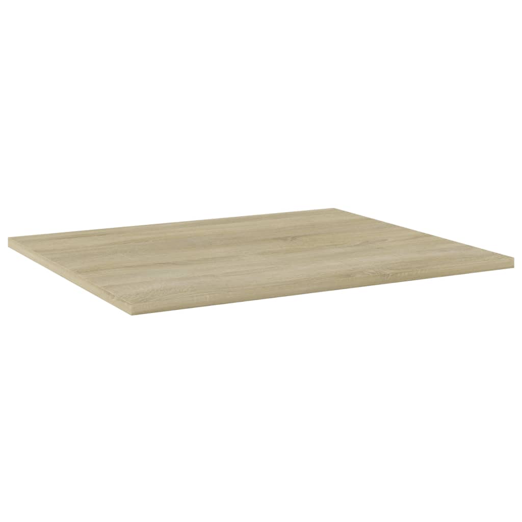 Bücherregal-Bretter 4 Stk. Sonoma-Eiche 60x50x1,5 cm