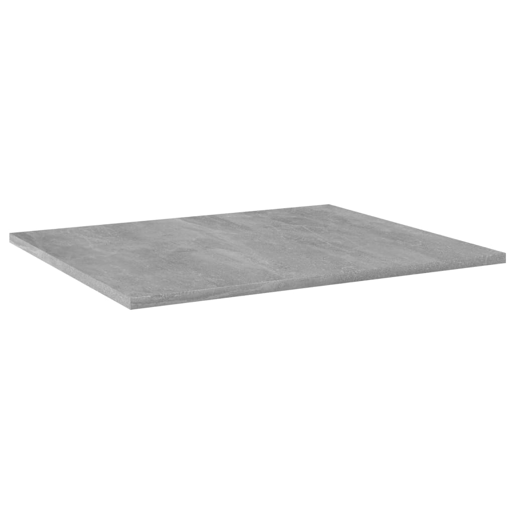 Bücherregal-Bretter 4 Stk. Betongrau 60x50x1,5 cm Holzwerkstoff
