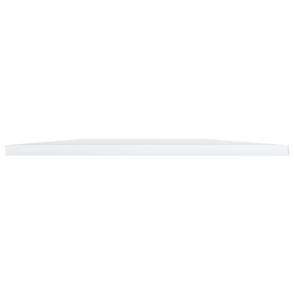 Bücherregal-Bretter 4 Stk. Hochglanz-Weiß 60x50x1,5 cm