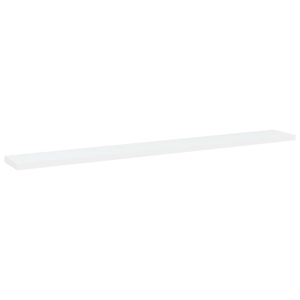 Bücherregal-Bretter 8 Stk. Weiß 80x10x1,5 cm Holzwerkstoff