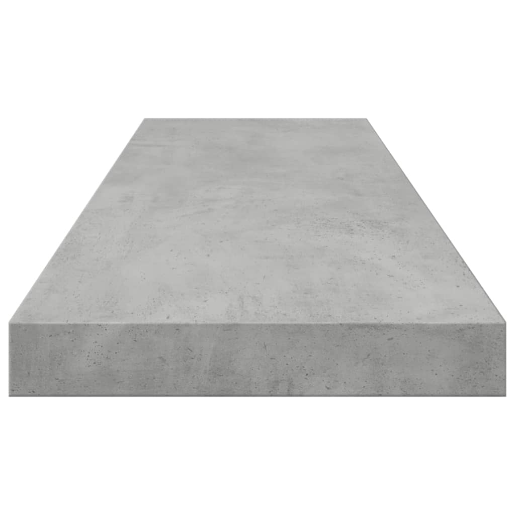 Bücherregal-Bretter 8 Stk. Betongrau 80x10x1,5 cm Holzwerkstoff
