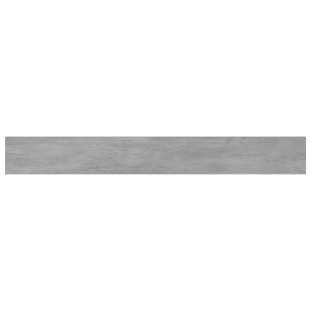 Bücherregal-Bretter 8 Stk. Betongrau 80x10x1,5 cm Holzwerkstoff