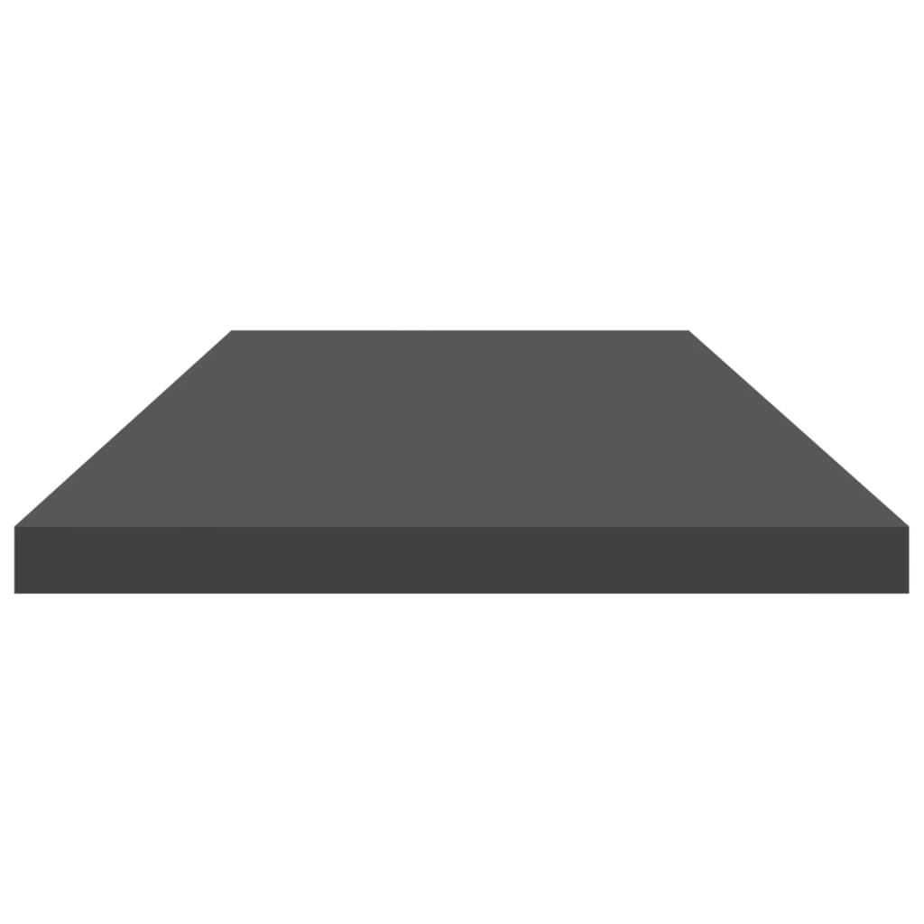 Bücherregal-Bretter 4 Stk. Grau 80x20x1,5 cm Holzwerkstoff