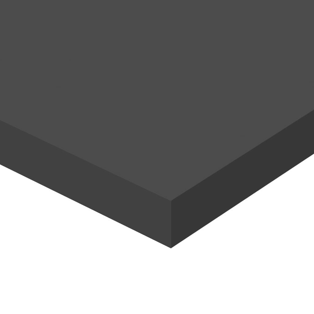 Bücherregal-Bretter 4 Stk. Grau 80x20x1,5 cm Holzwerkstoff