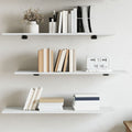 Bücherregal-Bretter 4 Stk. Weiß 80x30x1,5 cm Holzwerkstoff