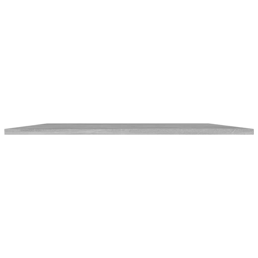 Bücherregal-Bretter 4 Stk. Betongrau 80x30x1,5 cm Holzwerkstoff