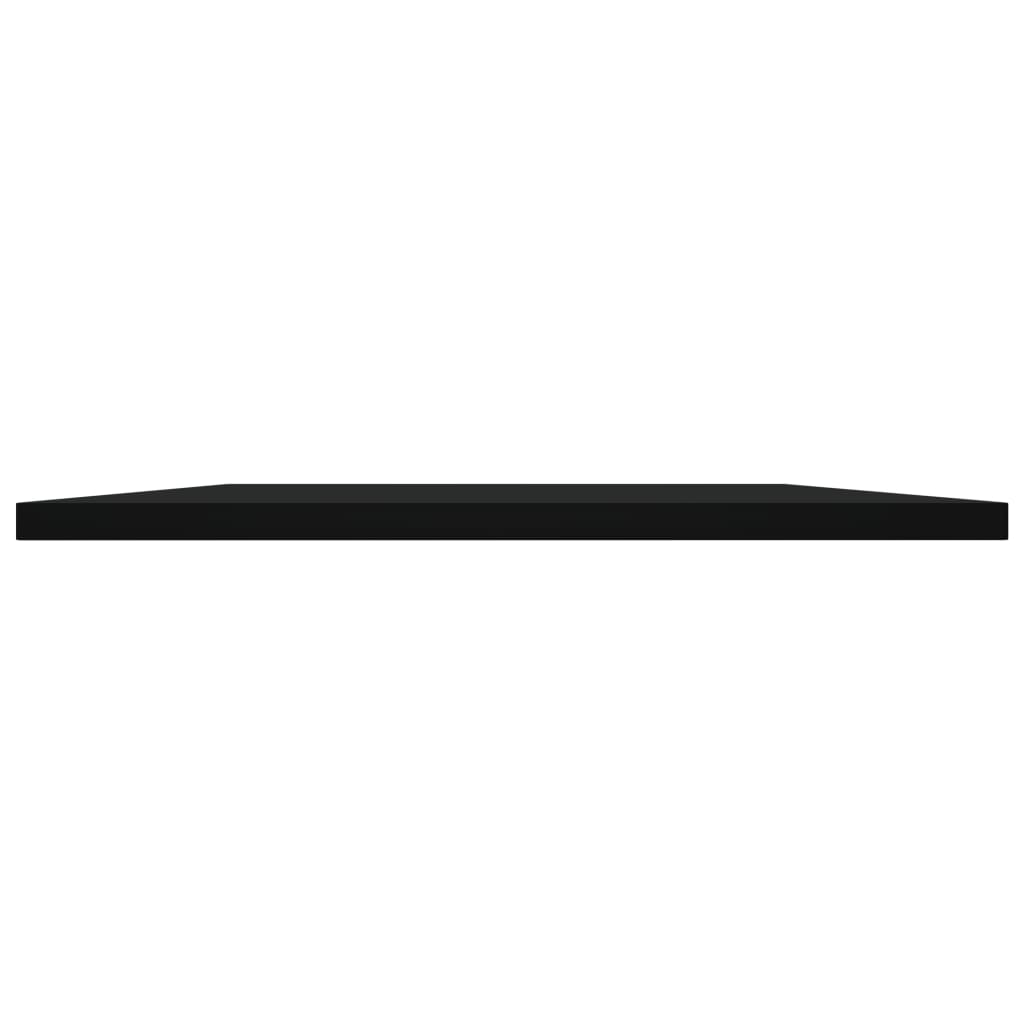 Bücherregal-Bretter 8 Stk. Schwarz 80x40x1,5 cm Holzwerkstoff