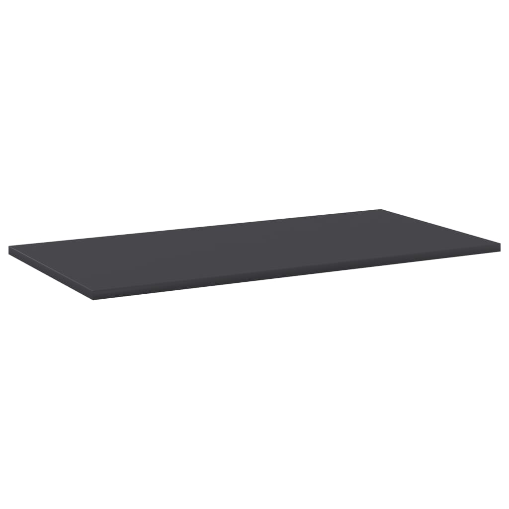 Bücherregal-Bretter 8 Stk. Grau 80x40x1,5 cm Holzwerkstoff