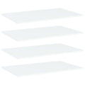 Bücherregal-Bretter 4 Stk. Weiß 80x50x1,5 cm Holzwerkstoff