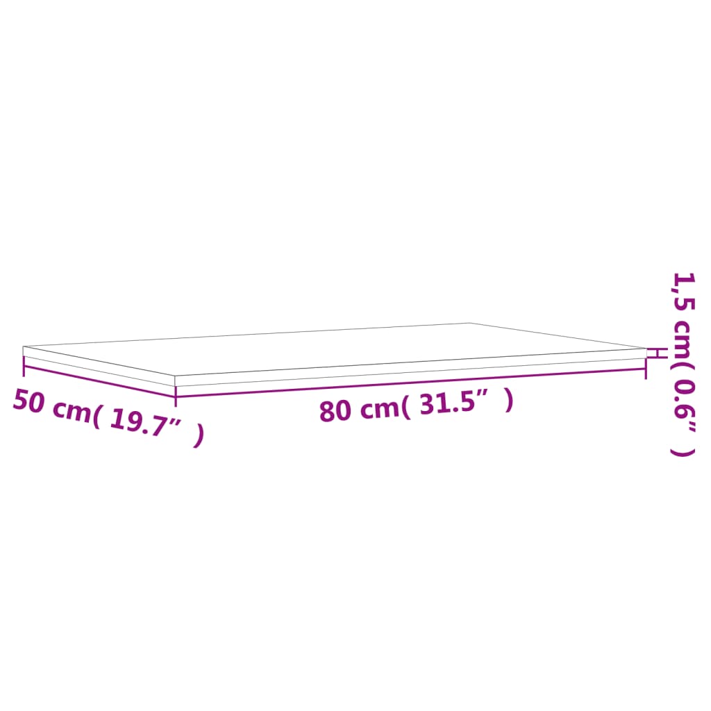 Bücherregal-Bretter 4 Stk. Grau 80x50x1,5 cm Holzwerkstoff