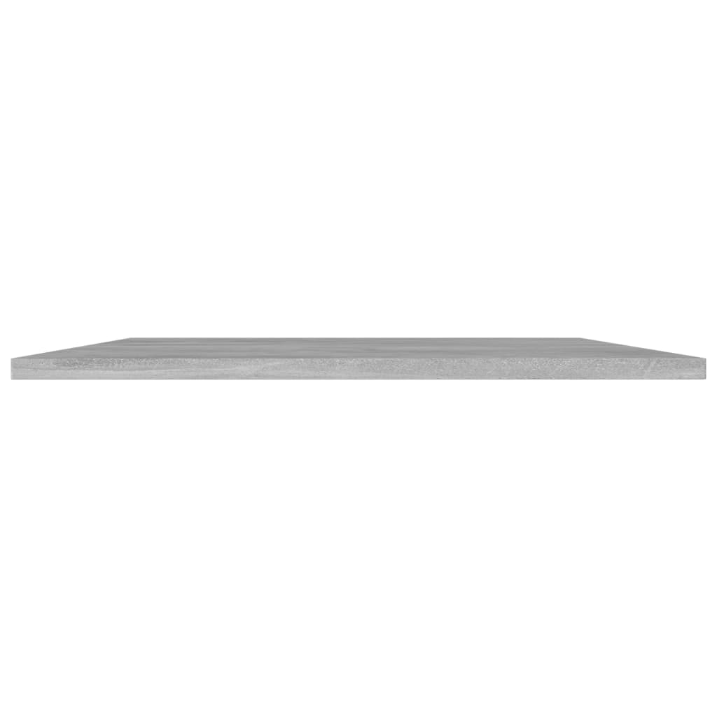 Bücherregal-Bretter 4 Stk. Betongrau 80x50x1,5 cm Holzwerkstoff