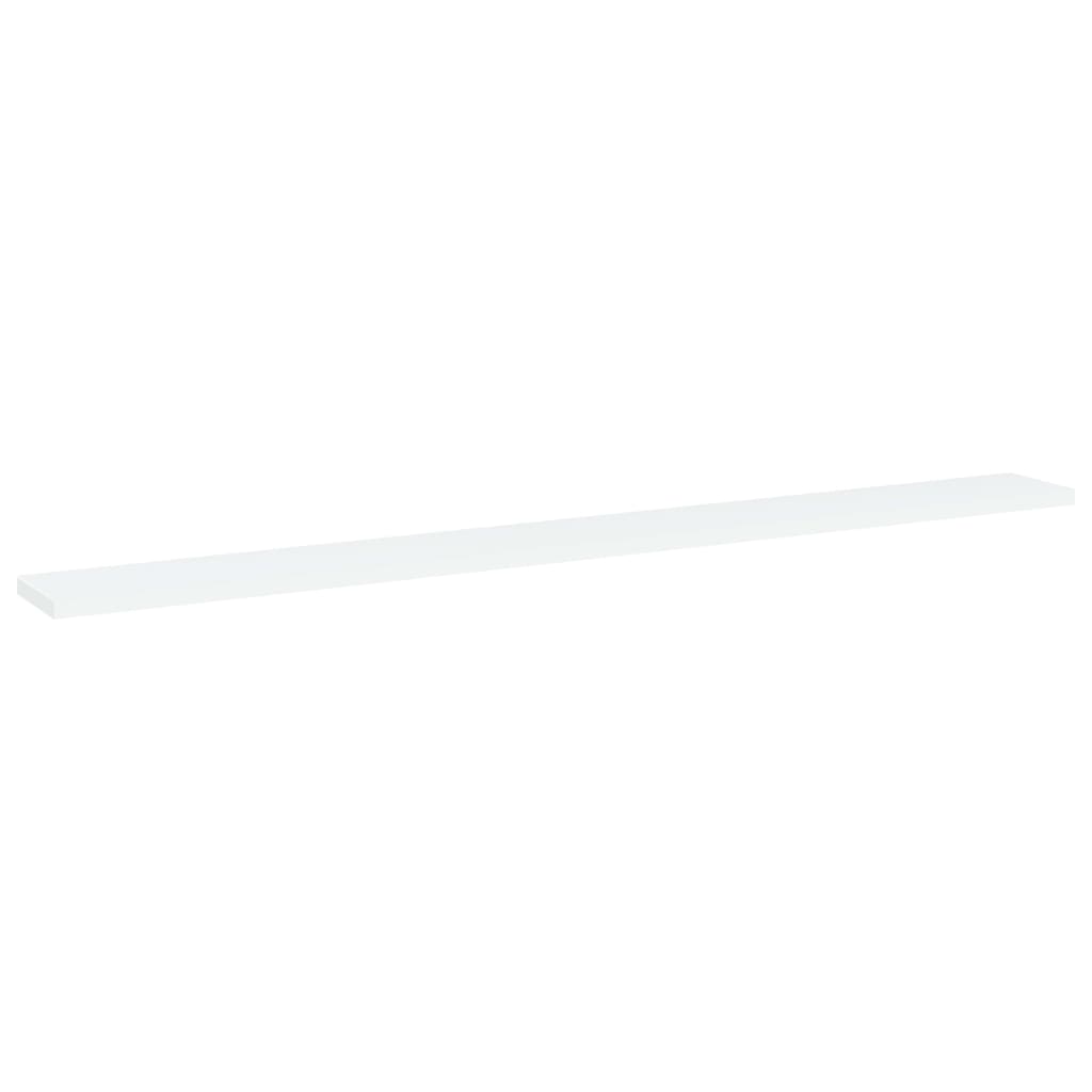 Bücherregal-Bretter 8 Stk. Weiß 100x10x1,5 cm Holzwerkstoff
