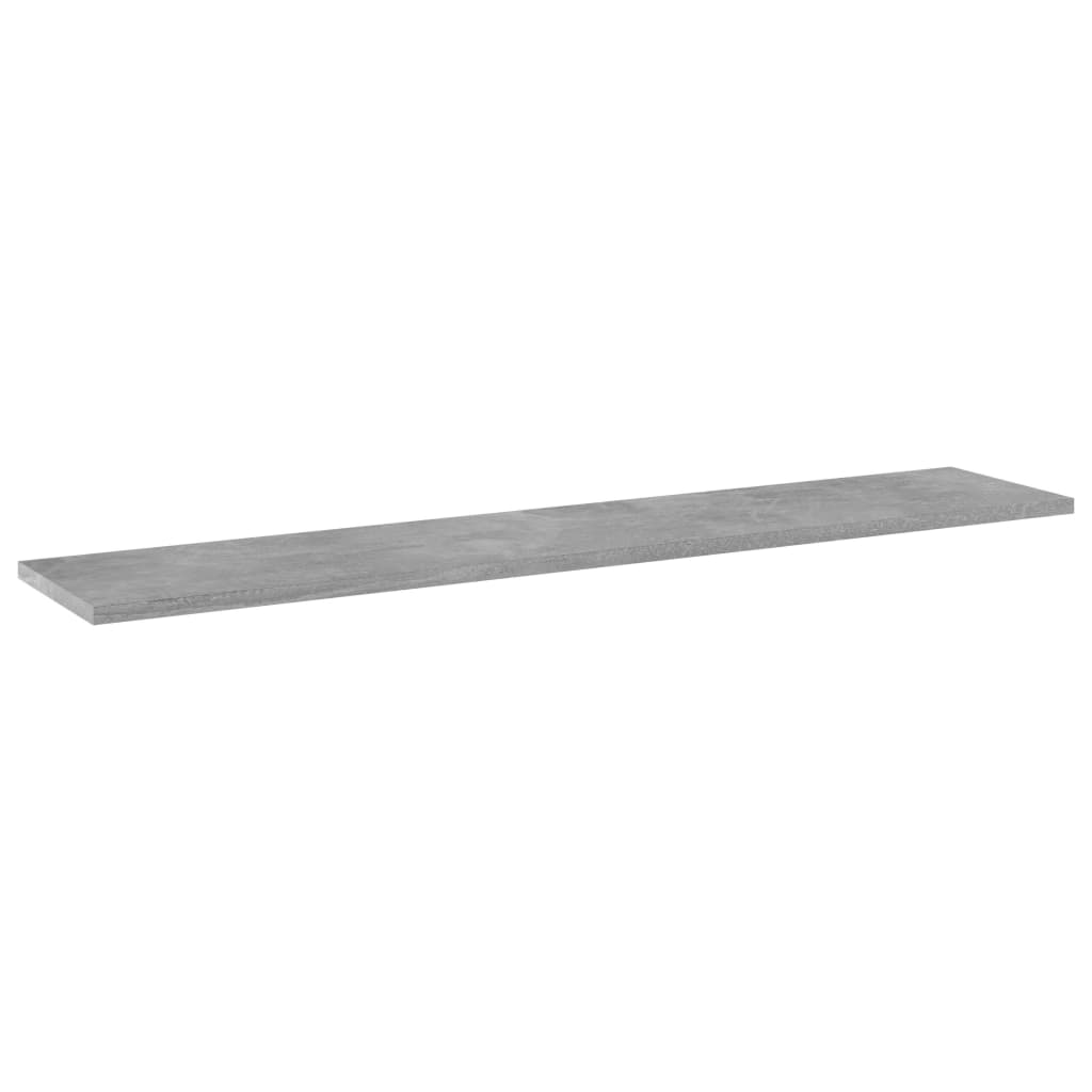 Bücherregal-Bretter 8 Stk. Betongrau 100x20x1,5cm Holzwerkstoff
