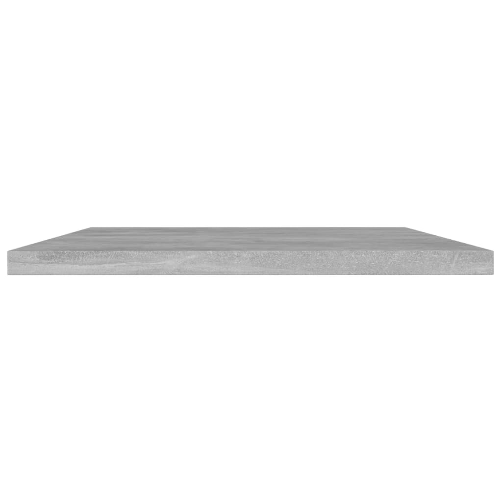 Bücherregal-Bretter 8 Stk. Betongrau 100x20x1,5cm Holzwerkstoff