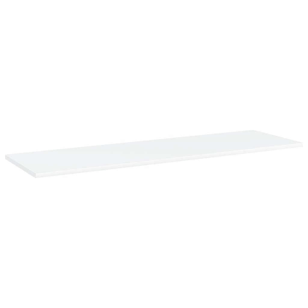 Bücherregal-Bretter 8 Stk. Weiß 100x30x1,5 cm Holzwerkstoff