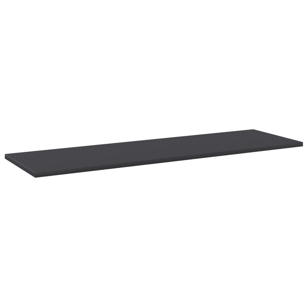 Bücherregal-Bretter 4 Stk. Grau 100x30x1,5 cm Holzwerkstoff