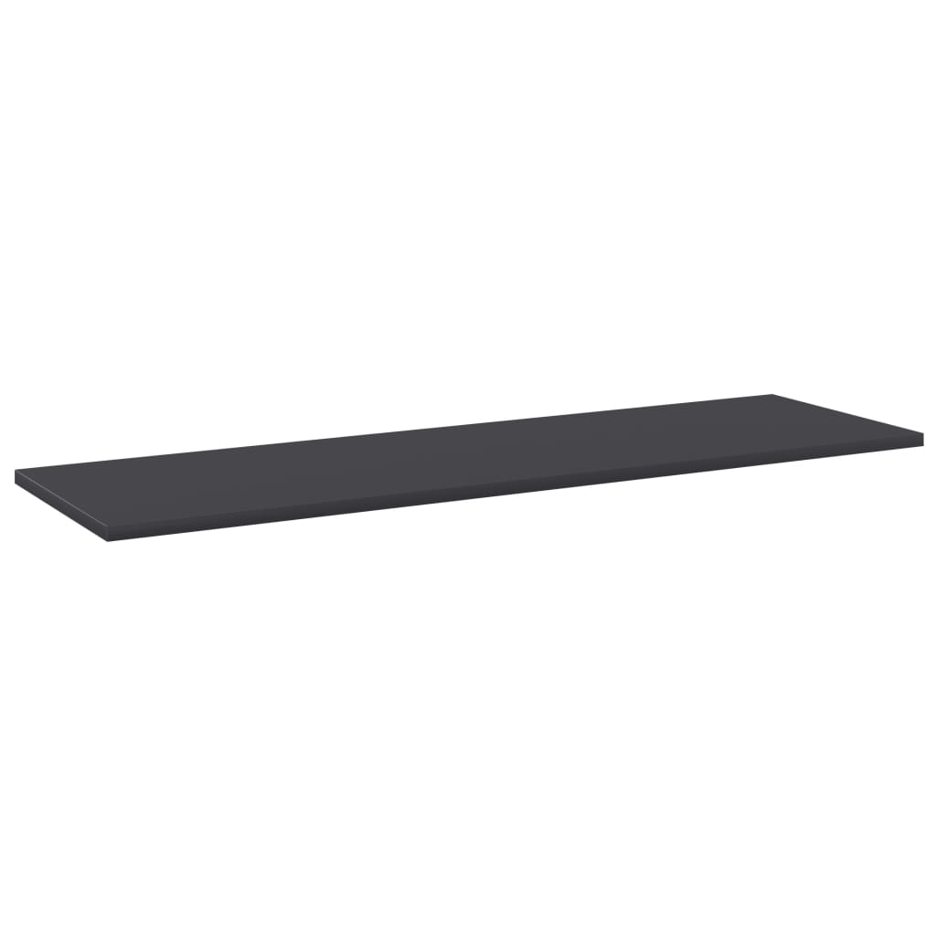 Bücherregal-Bretter 8 Stk. Grau 100x30x1,5 cm Holzwerkstoff