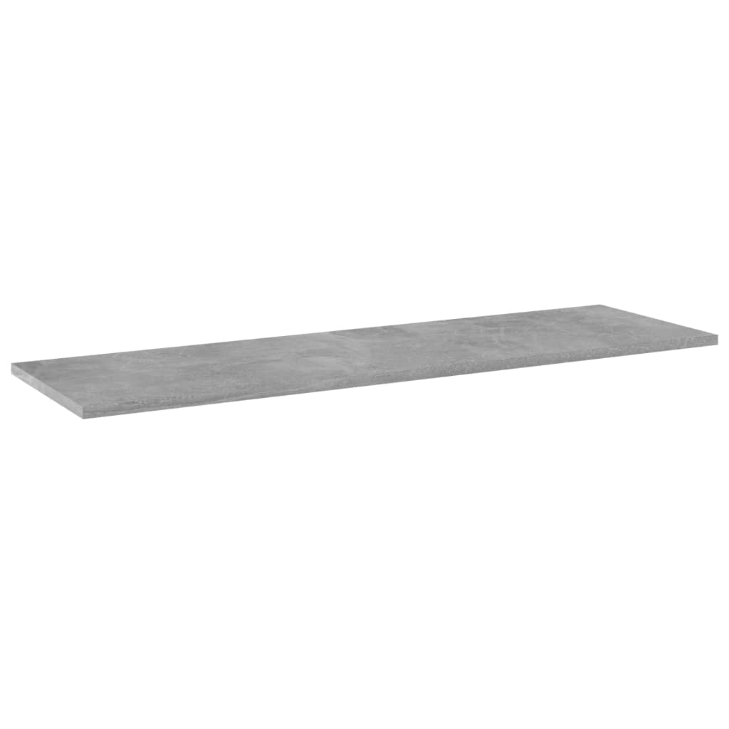 Bücherregal-Bretter 8 Stk. Betongrau 100x30x1,5cm Holzwerkstoff