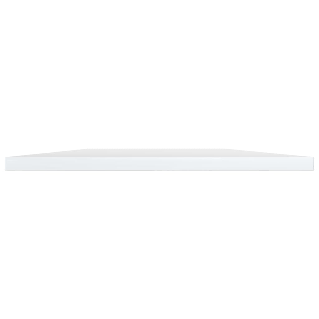 Bücherregal-Bretter 4 Stk. Hochglanz-Weiß 100x30x1,5 cm