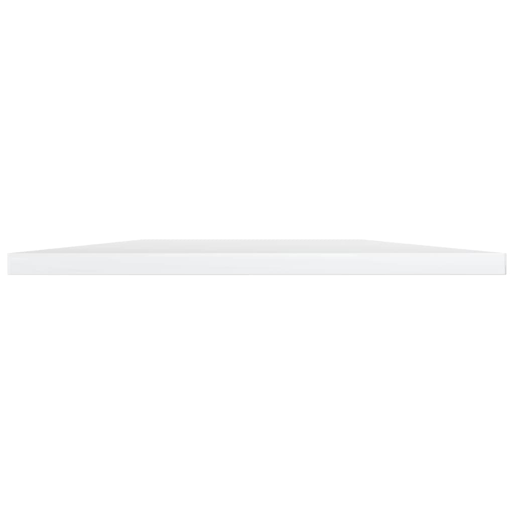 Bücherregal-Bretter 8 Stk. Hochglanz-Weiß 100x30x1,5 cm