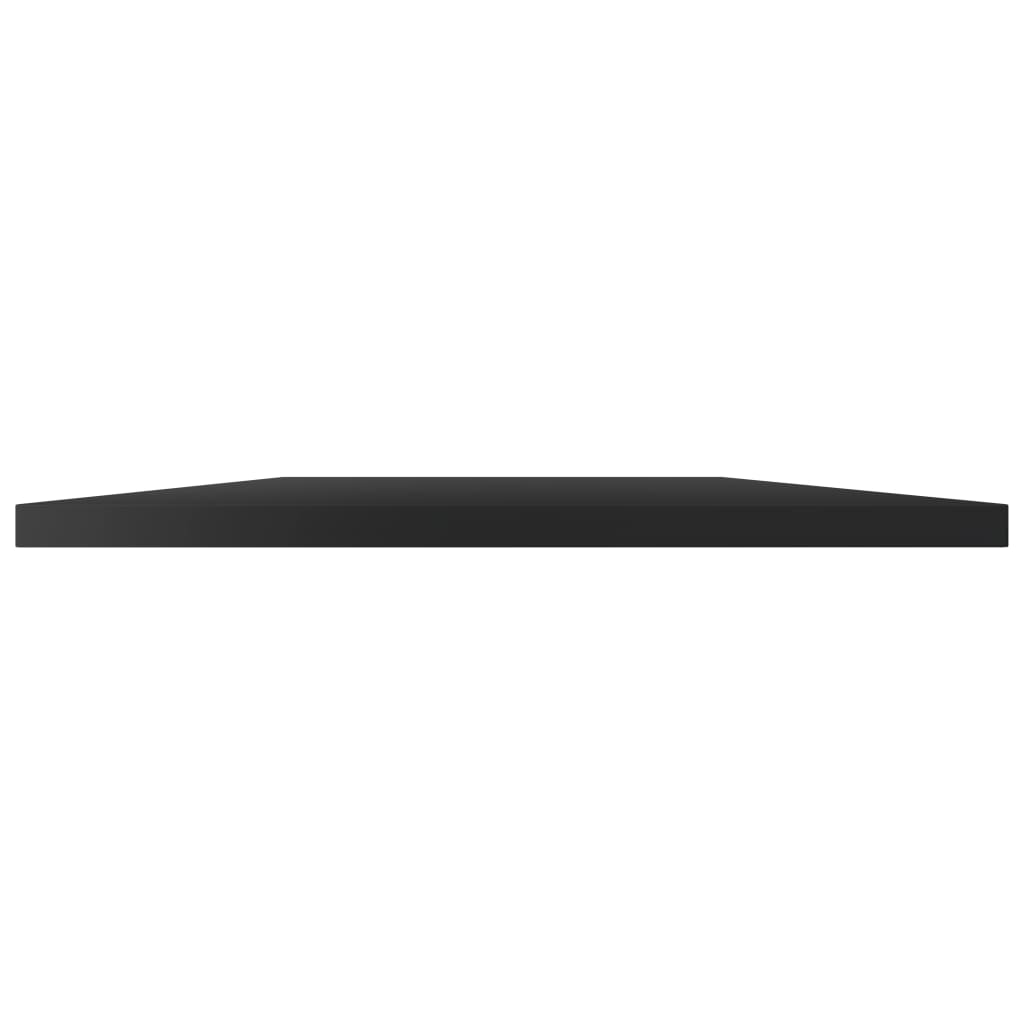 Bücherregal-Bretter 4 Stk. Hochglanz-Schwarz 100x30x1,5 cm