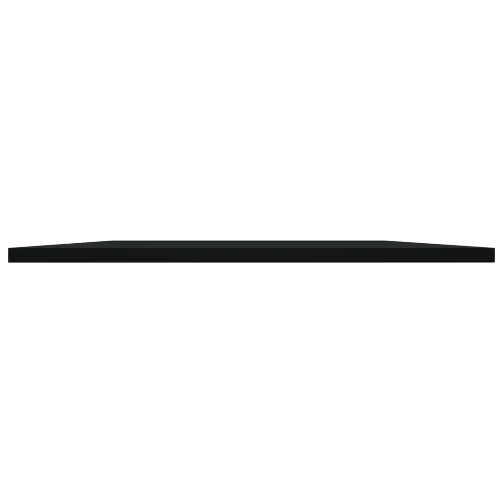 Bücherregal-Bretter 4 Stk. Schwarz 100x50x1,5 cm Holzwerkstoff