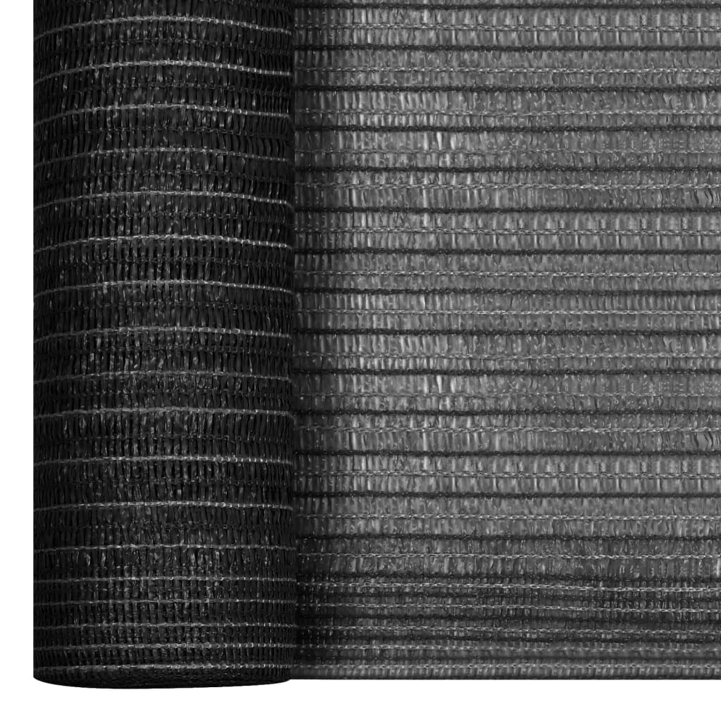 Zaunblende Anthrazit 1x50 m HDPE 150 g/m²