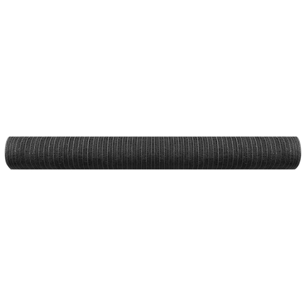 Zaunblende Anthrazit 3,6x10 m HDPE 195 g/m²